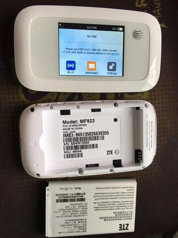 Разблокированный мини-маршрутизатор ZTE Velocity MF923 Wi-Fi portatil 3g 4g Роутер 150m слот для