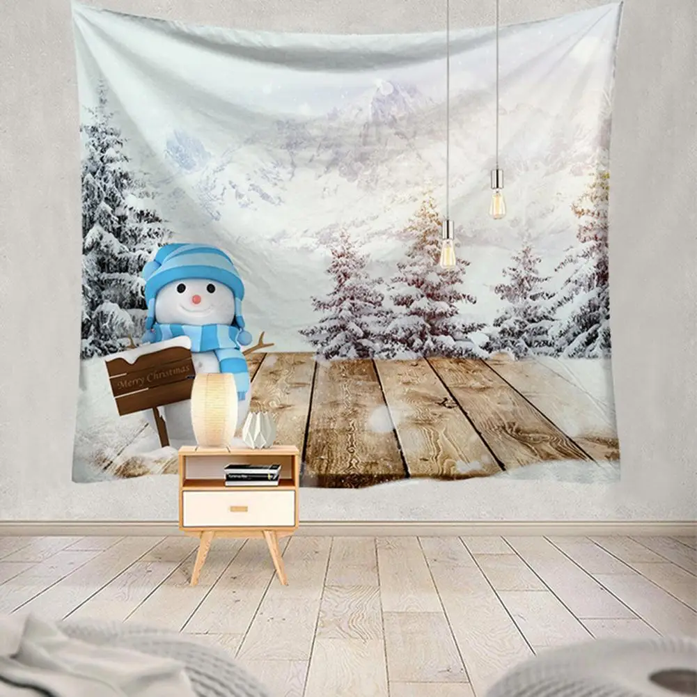 

Привлекательный износостойкий яркий гобелен разных стилей в рождественском стиле, украшение, подвесной гобелен на Рождество