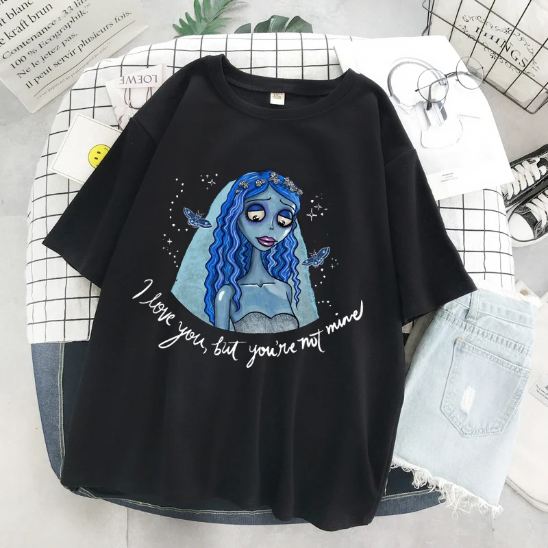 Футболка женская летняя с графическим принтом в готическом стиле | Женская