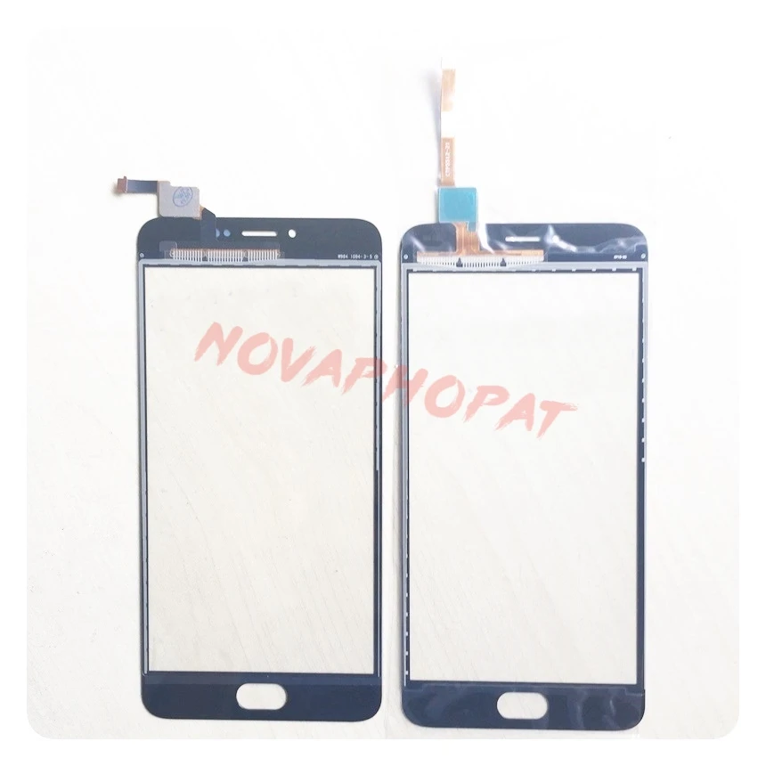 Novaphopat черный/белый датчик для Meizu M3 Note L681H / M3note M681H сенсорный экран дигитайзер