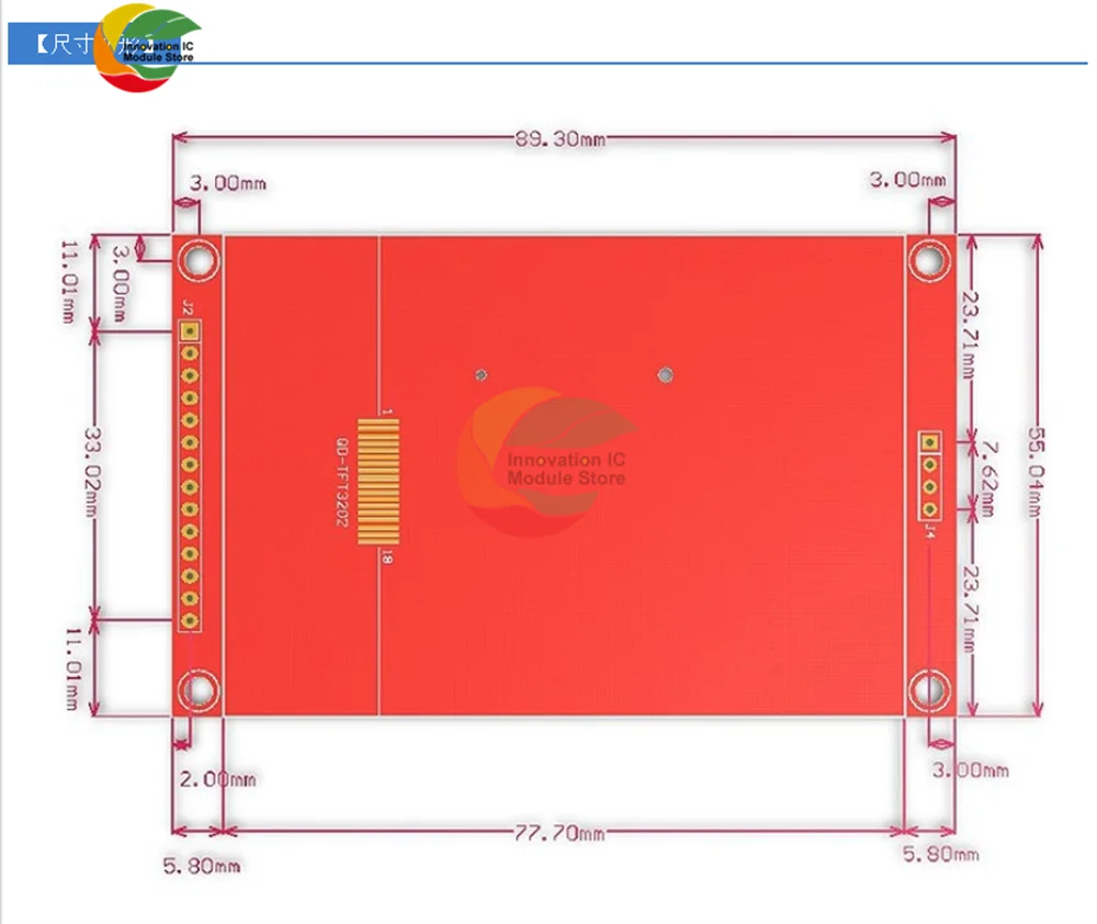 Ziqqucu 3 2 дюймовый сенсорный экран 240 * 320 TFT ЖК модуль ILI9341 управляет интерфейсом SPI