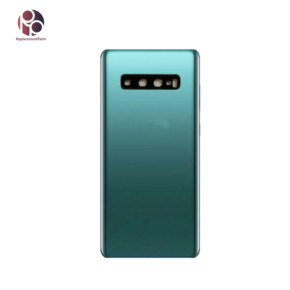 

10pcs Battery Back Cover For Samsung Galaxy S10 6.1" /S10 Plus S10+ 6.4" / S10E Door Housing with Sticker + Camera lens