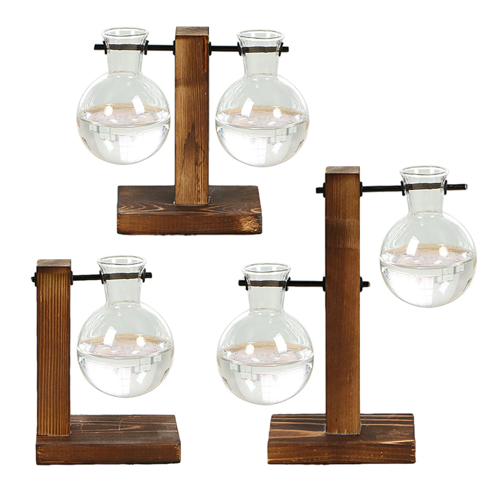 

Hydroponic Vase Vintage Desktop Plant Terrarium Planter Bulb Glass Vase Water Planting Aquarium Fish Bowl Home Decoration