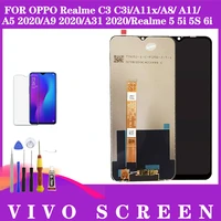 for oppo a11 a11x a8 a5 2020 a9 2020 a31 2020 lcd display for oppo realme c3 c3i touch screen assembly touch digitizer screen