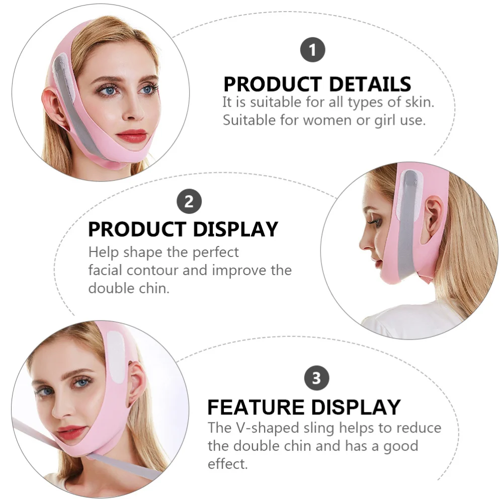 

Face-lift Strap Bandage V Line Face Lifting Mask Facial Slimming Strap )