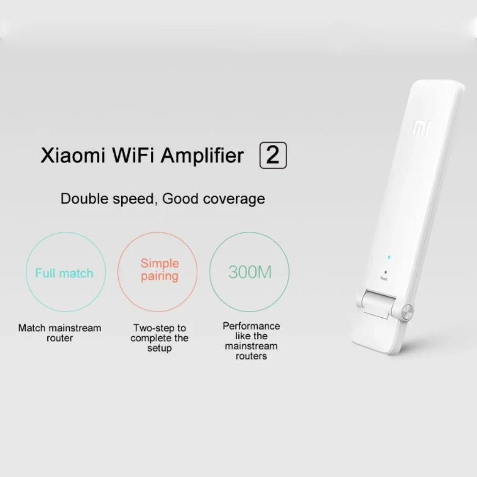 Xiaomi wifi Repeater 2 усилитель расширитель Универсальный Repitidor 300 Мбит/с Wi Fi расширение
