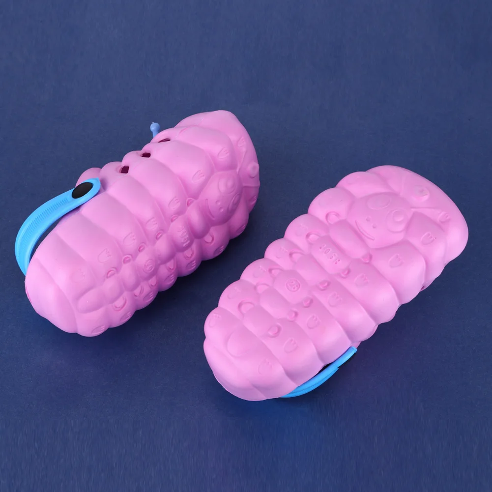 Шлепанцы детские летние с рисунком гусеницы | Мать и ребенок