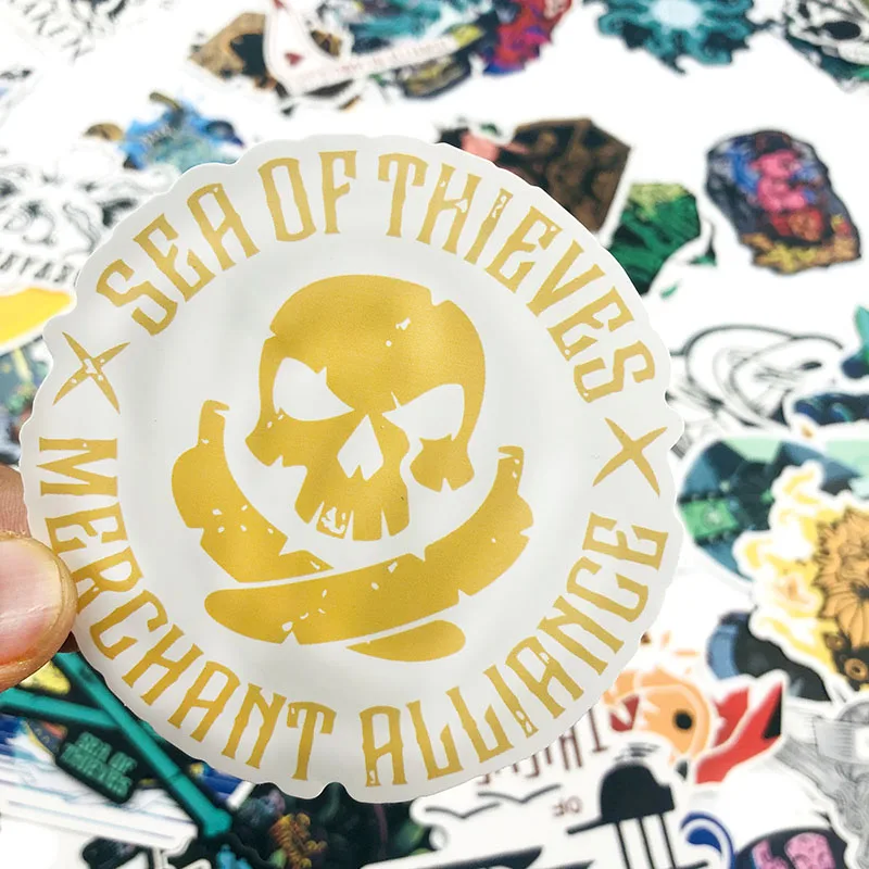 50-100 шт. наклейки в виде МОРСКИХ ПИРАТОВ |