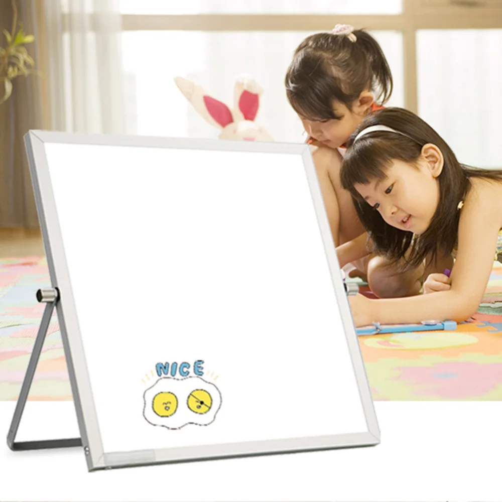 

Desktop Small White Board with Stand Planner Reminder Board for Office Home School