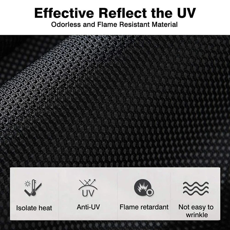 

Centre Console Organizer Tray with Window Sun Shade Front Rear Side Window Drape Roller Sunshade UV Rays Protection