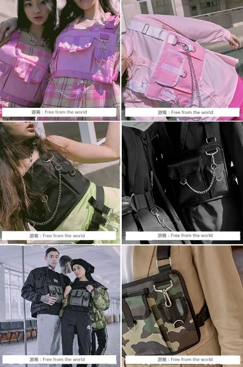 2019 Новый Канье Уэст стрит Инс горячий стиль Грудь Rig Военная Тактическая