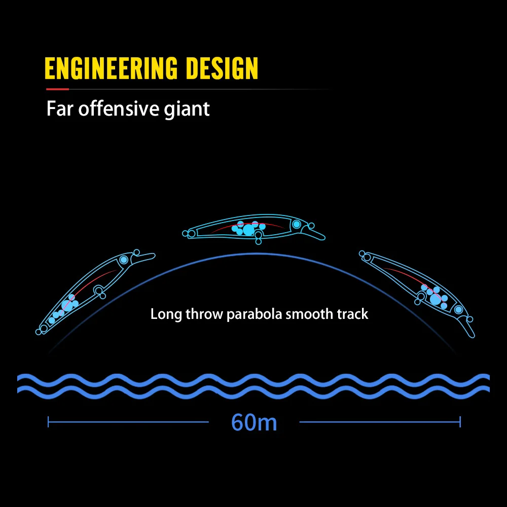 Oddfisher Джеркбейт Электрический тонущие рыболовные наживки блесна Isca Luminosa воблеры