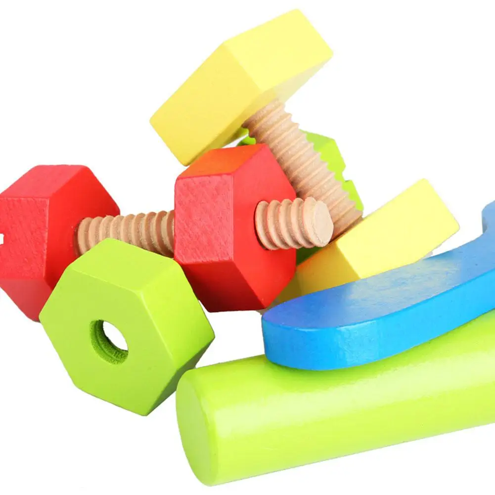 Kuulee Раннее детство развивающий Деревянный инструмент стол волшебный разборка