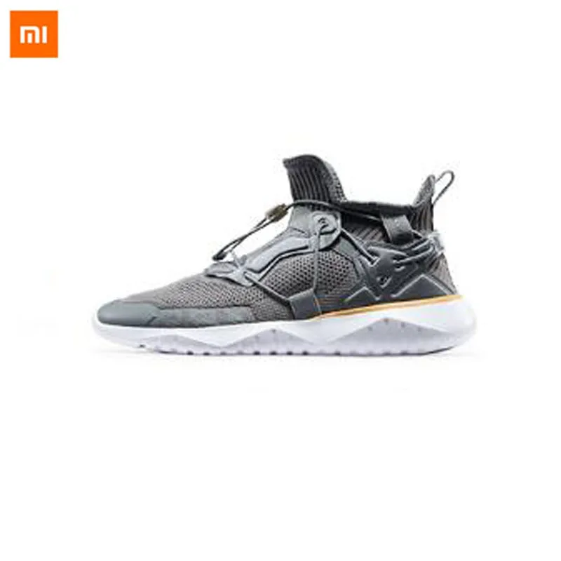 Grey 40 Xiaomi RAX дышащие Летающий ткань амортизирующие кроссовки EVA легкая мягкая удобная умные спортивные кроссовки - Цвет: Grey 40