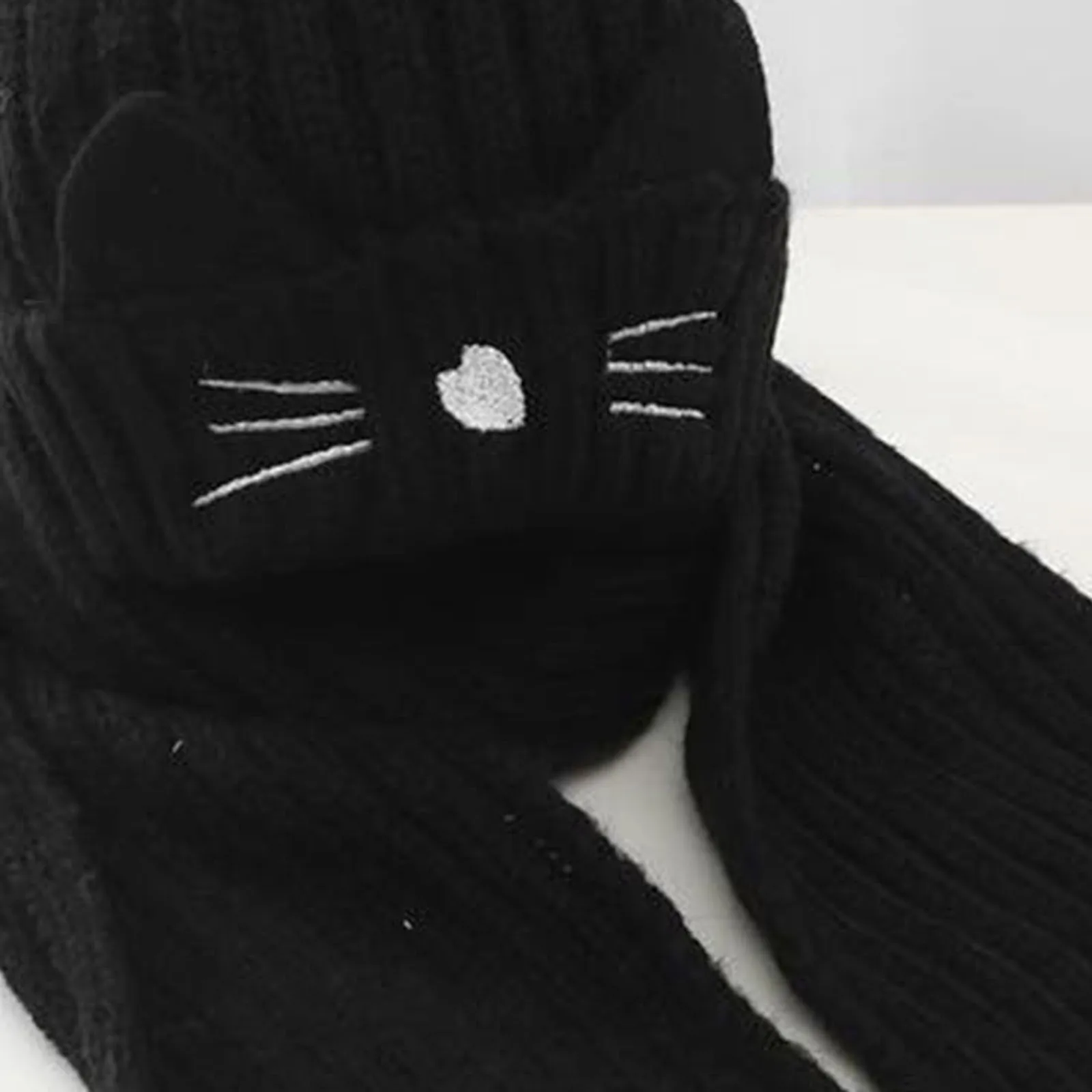 

Lovely Pompom Infant Toddler Winter Hat Scarf Set for Baby Girl Knitted Warm Cap