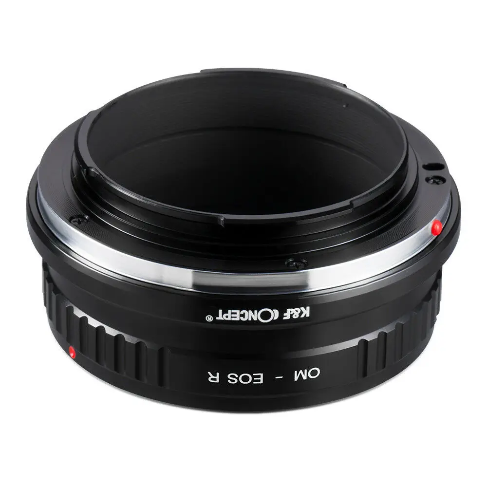 Новый адаптер K &amp F Concept для объектива Olympus OM mount камеры Canon EOS RF R5 R6 Бесплатная