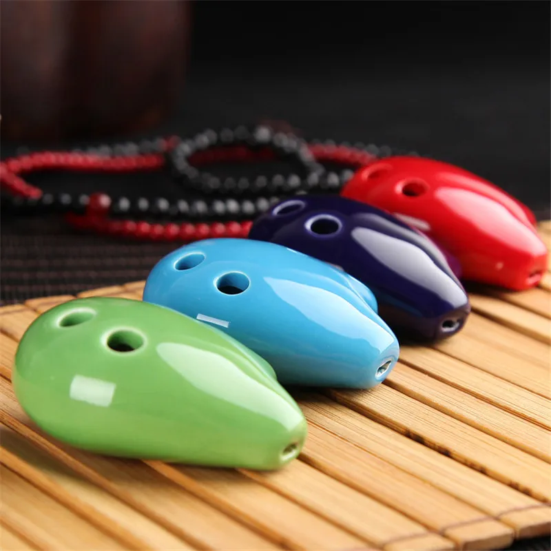 6 отверстий Ocarina Ceramic Alto C Legend of музыкальные инструменты флейта | Спорт и