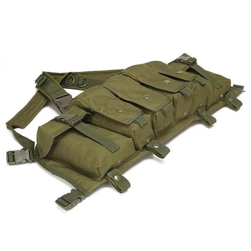 

Hunting Tactical Vest Airsoft Ammo Chest Rig AR AK 47 Magazine Carrier Combat Military Assault Vest Molle Shooting Accessories