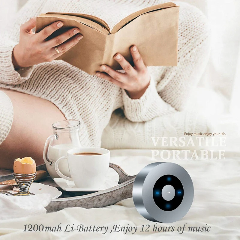 Светодиодный контактный Bluetooth динамик A8 (второе поколение) портативный мини