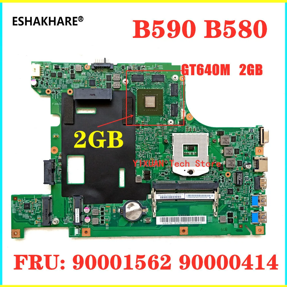 48.4TE05.011 для Lenovo B590 B580 V580C Материнская плата ноутбука FRU:90001562 90000414 материнская GeForce