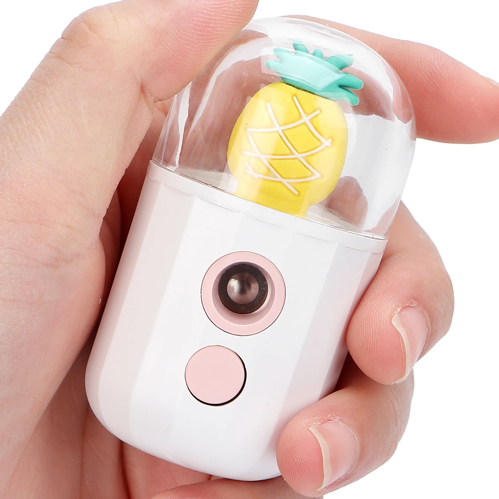 

For Weight Loss Facial Massager USB Charging Nano Facial Moisturizing Sprayer Handheld Skin Hydrating Mist Sprayer (White)