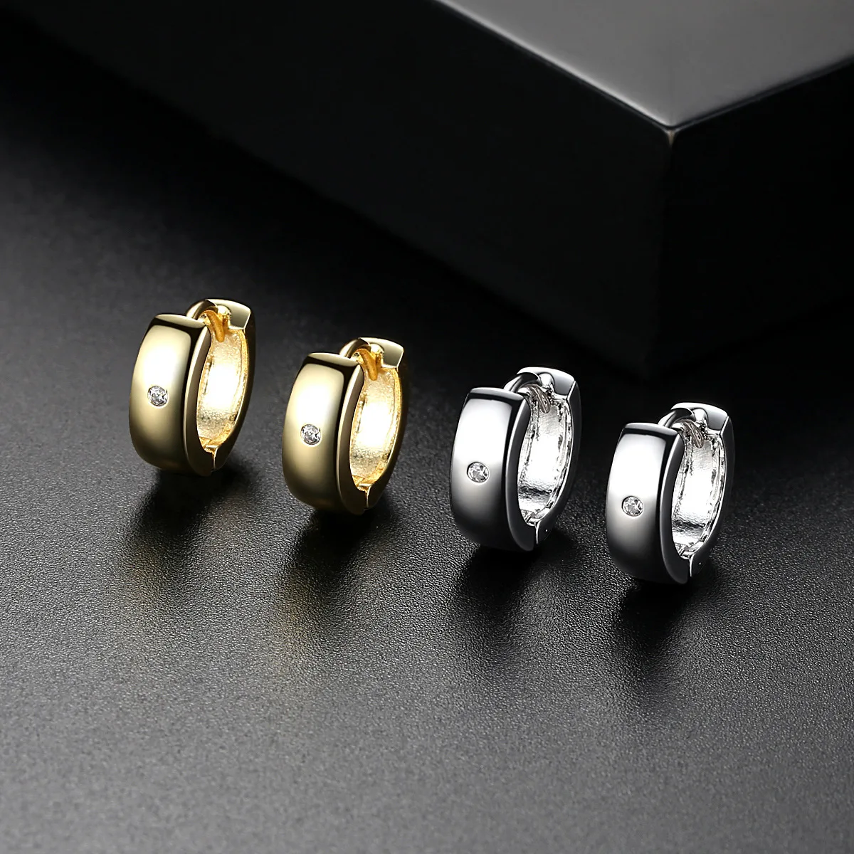 Позолоченные маленькие круглые серьги кольца для женщин модные Обручи из