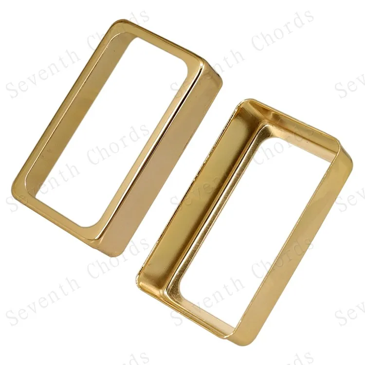 2 предмета металлическая латунь открытым круглым Форма Humbucker Чехлы/крышки/Shell/топ
