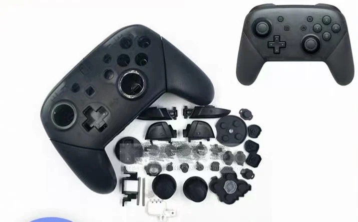 4 NS switch PRO контроллер DIY пластиковый чехол Корпус оболочка замена с кнопками подставки Сделано в Китае - Цвет: 4