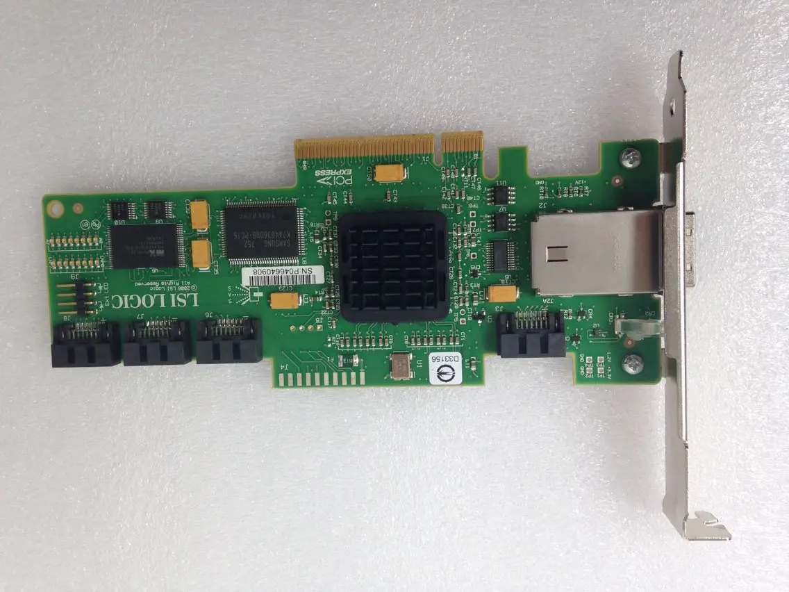 IBM 25R8071 LSI Logic SAS3444E 3 ГБ/сек. SAS PCI E контроллер raid карта|Платы расширения| |