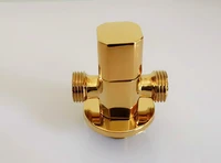 copper plumbing valve wall two outlet male g12 gold faucets shower brass angle valve bath bathroom accessories ag999