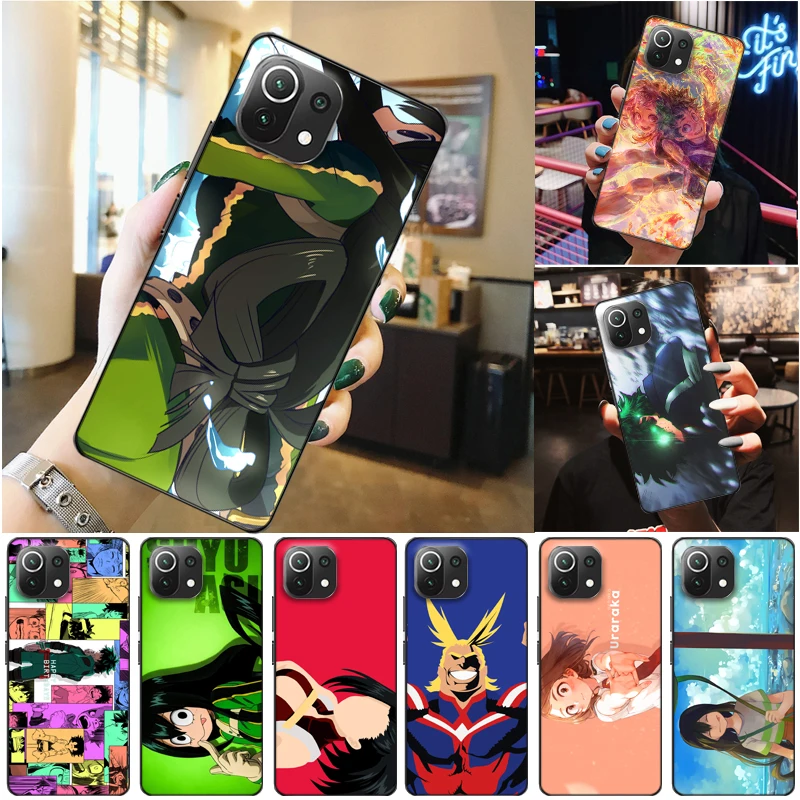 

My Hero Academia Dabi Shigaraki Tomura Boku Bakugou Katsuki Todoroki Shouto Phone Case For Xiaomi 11 Lite Pro Funda Back Cover