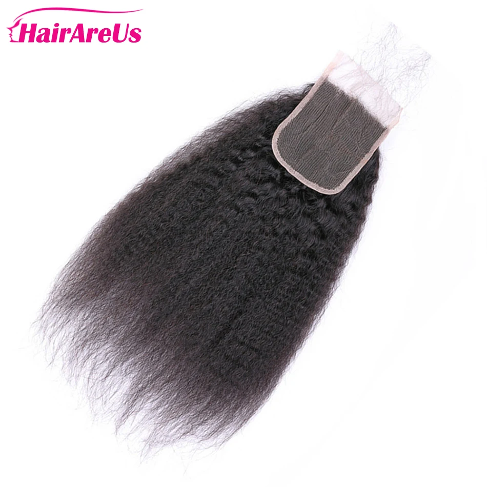 

18 дюймов 20 дюймов 4x4 кружевная застежка только Реми 100% человеческие волосы Yaki прямая застежка предварительно выщипанные Детские волосы ест...