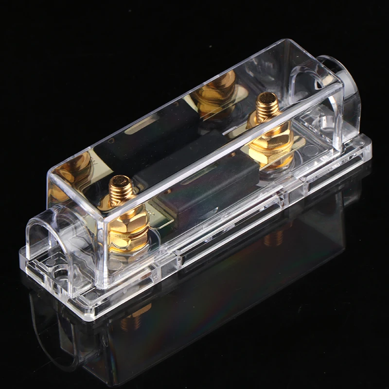Прозрачный 100 200 300 AMP ANL Fuse Держатель болтов-on автомобильные держатели