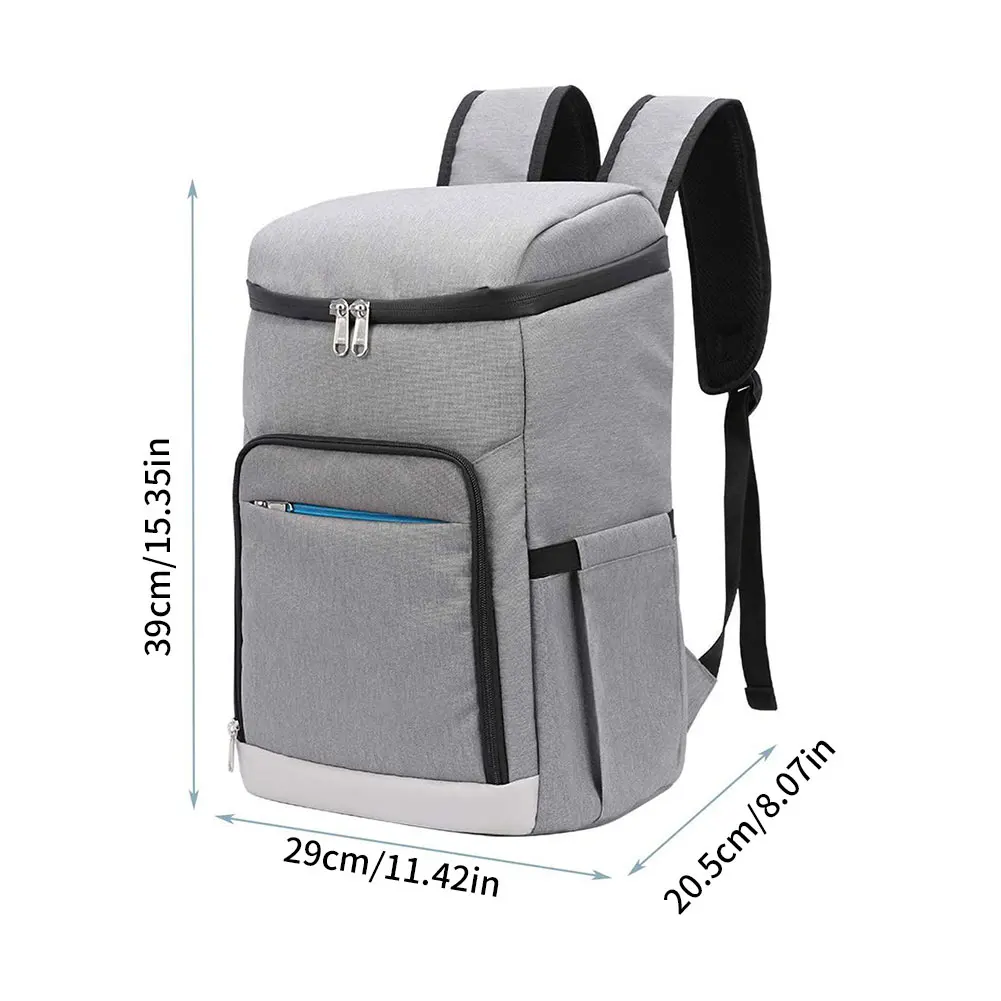insulated cooler backpack leakproof cooler bag oxford peva material convenient for lunch picnic fishing hiking camping beach free global shipping