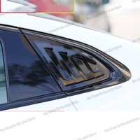 abs car rear window triangle shutter panel for chevrolet malibu 2016 2017 2018 2019 2020 carbon fiber auto 2021 2022 cover