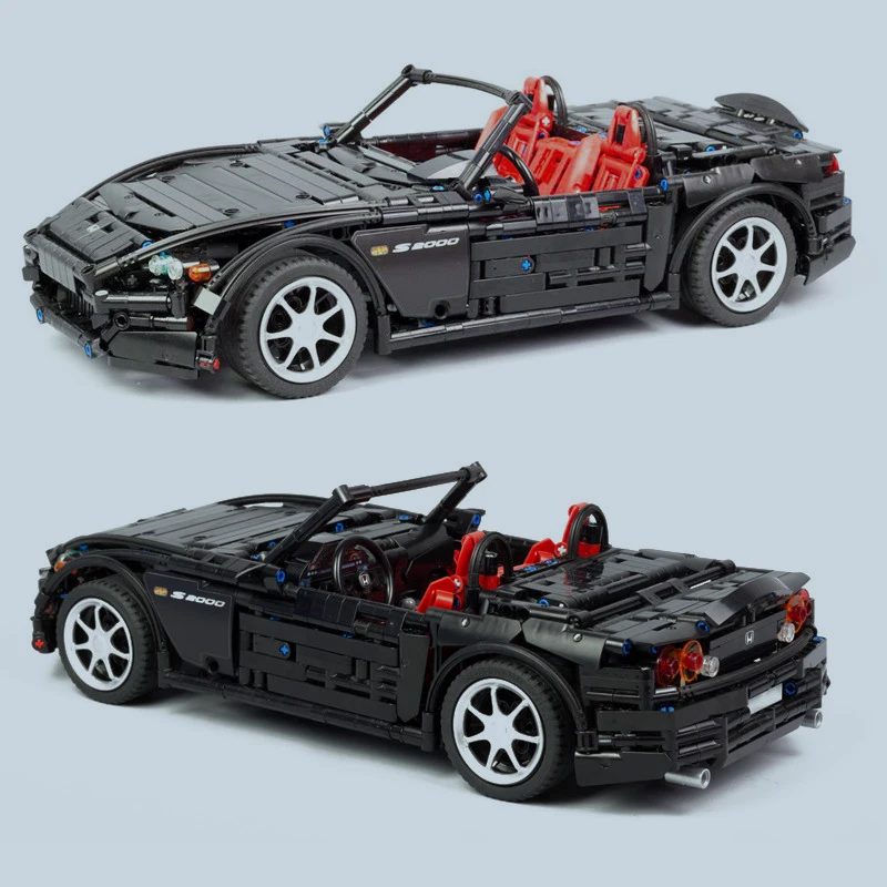 Новинка; Лидер продаж! MOCs серии гоночный автомобиль Honda S2000 AP2 MOC 24500 совместим с Technic гоночные строительные блоки кирпичи модель игрушки