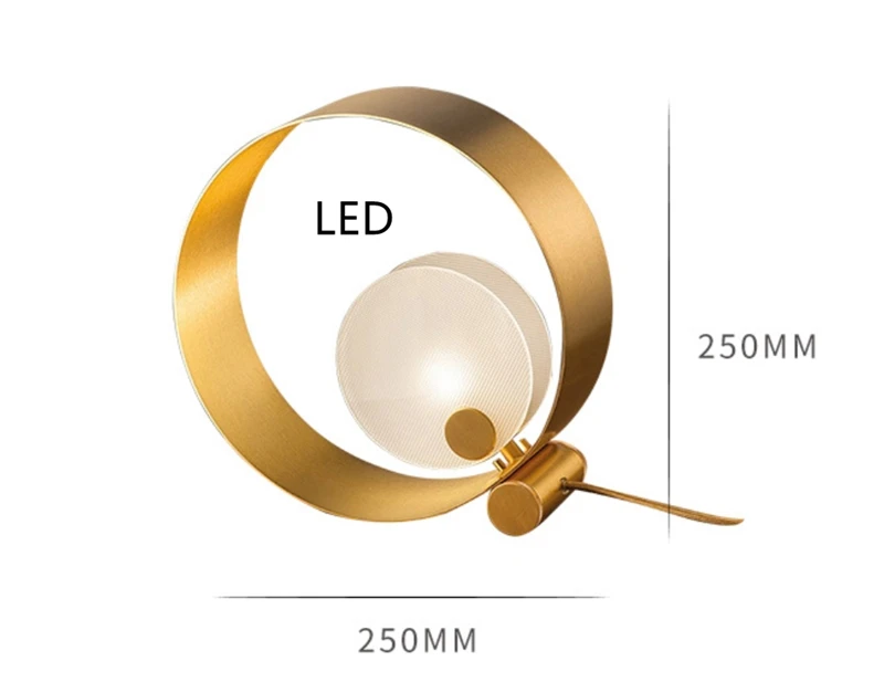 Светодиодная настольная лампа в скандинавском стиле креативные Настольные