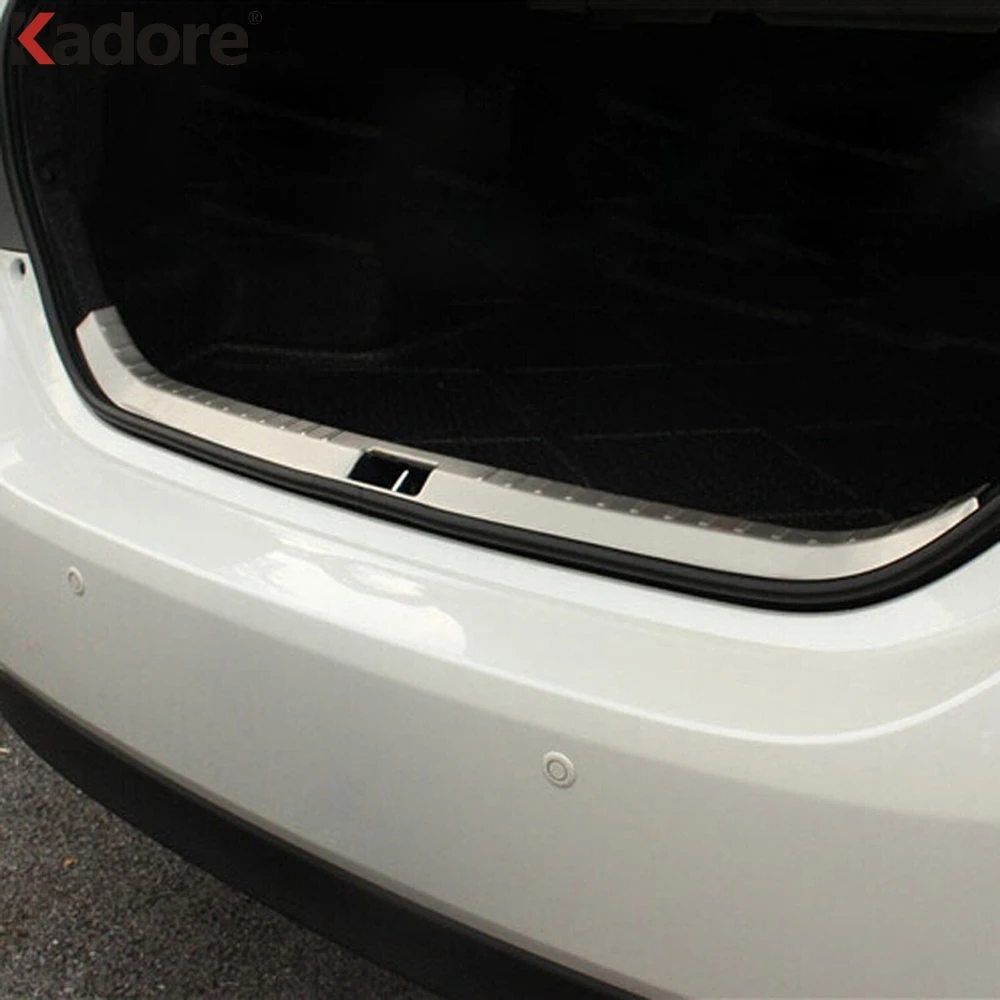 

Stainless Steel Inner Rear Trunk Bumper Cover Trim For Toyota Corolla 2014 2015 E170 11th Ge Car Tailgate Door Sill (US model)