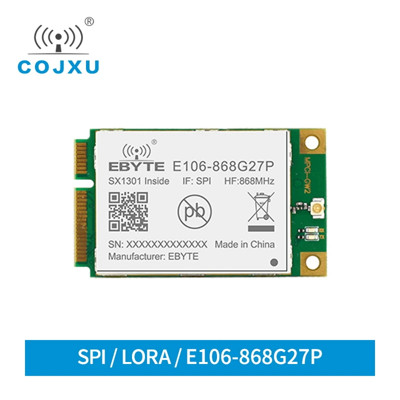 Модуль связи LoRa SX1301 Gate way 868 МГц SPI интерфейс радиочастотный модуль беспроводной