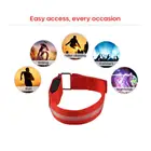 Велосипедный светильник, наружный светодиодный Ночной светильник, браслет, светоотражающий предупредительный светильник, повязка на руку, мигающий ремень, велосипедные аксессуары