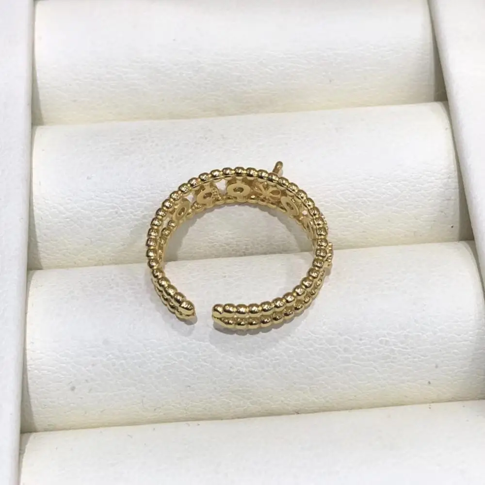 Высокое качество Шарм открытый Регулируемые Пустые Настройки кольца