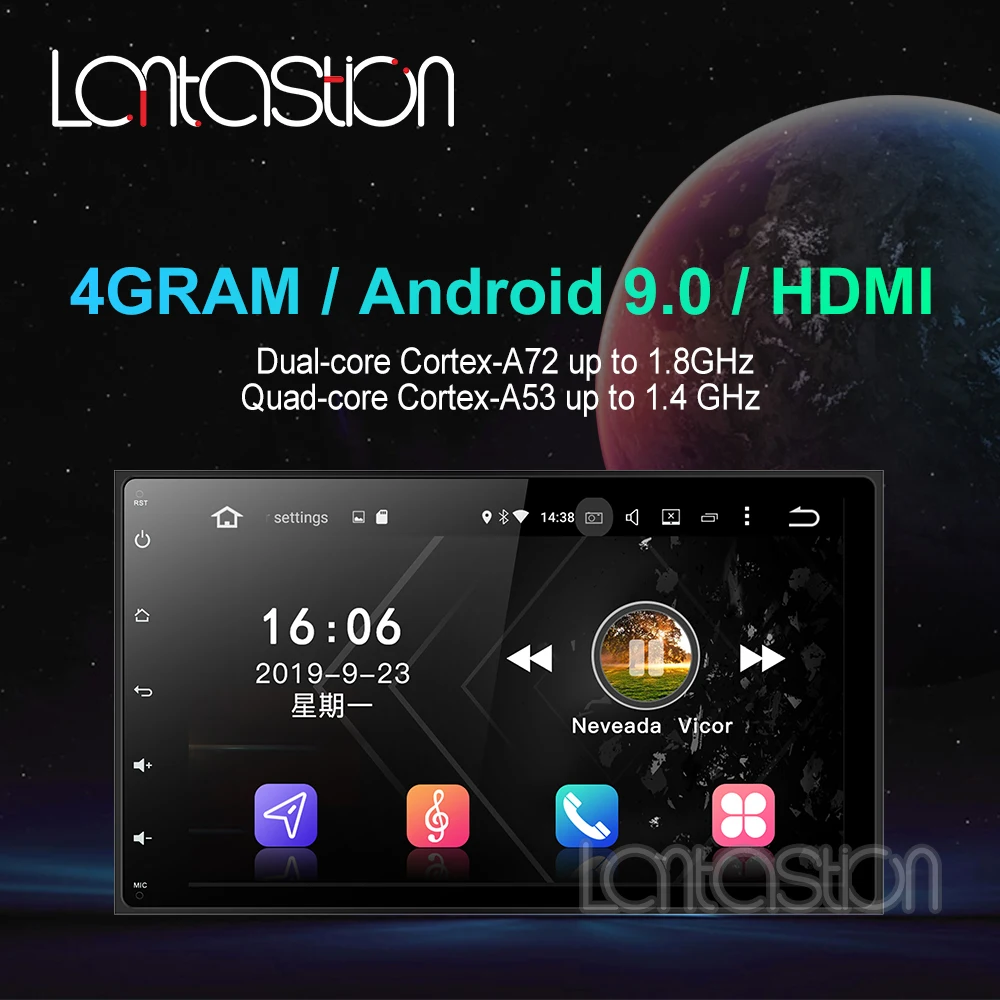 4G ram Android 9 0 автомобильный Радио dvd плеер для Toyota Corolla Auris Fortuner 2017 с авто радио