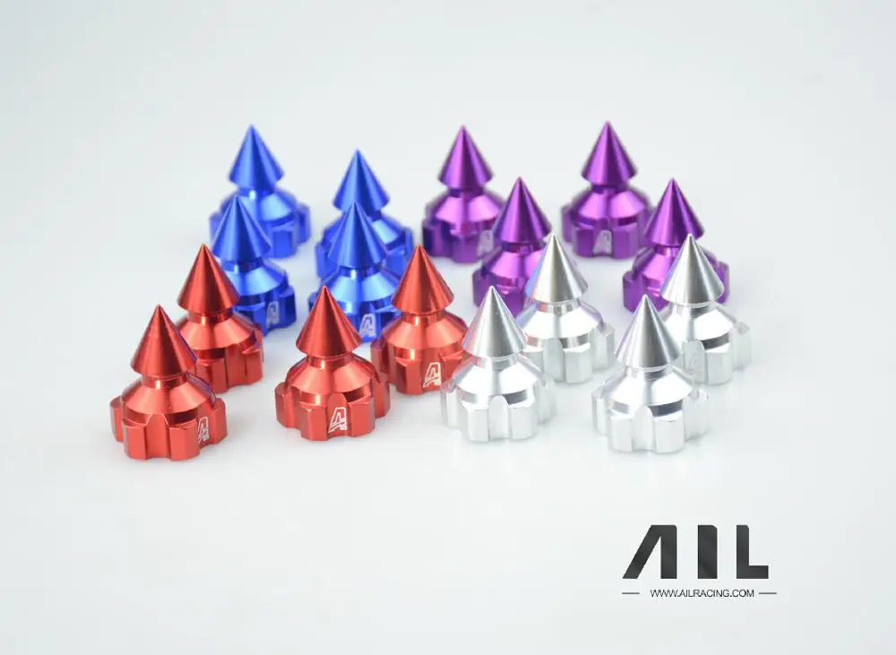 Алюминиевая острые Колесные гайки 24 мм для 1/5 Losi 5ive T ROVANLT KMX2 Запчасти