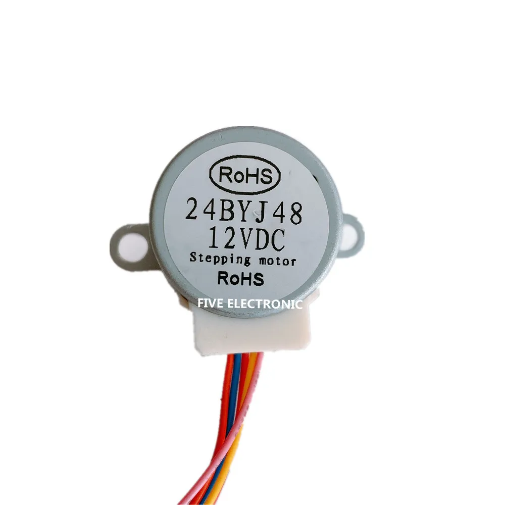 

Шаговый двигатель DC 24BYJ48 12В