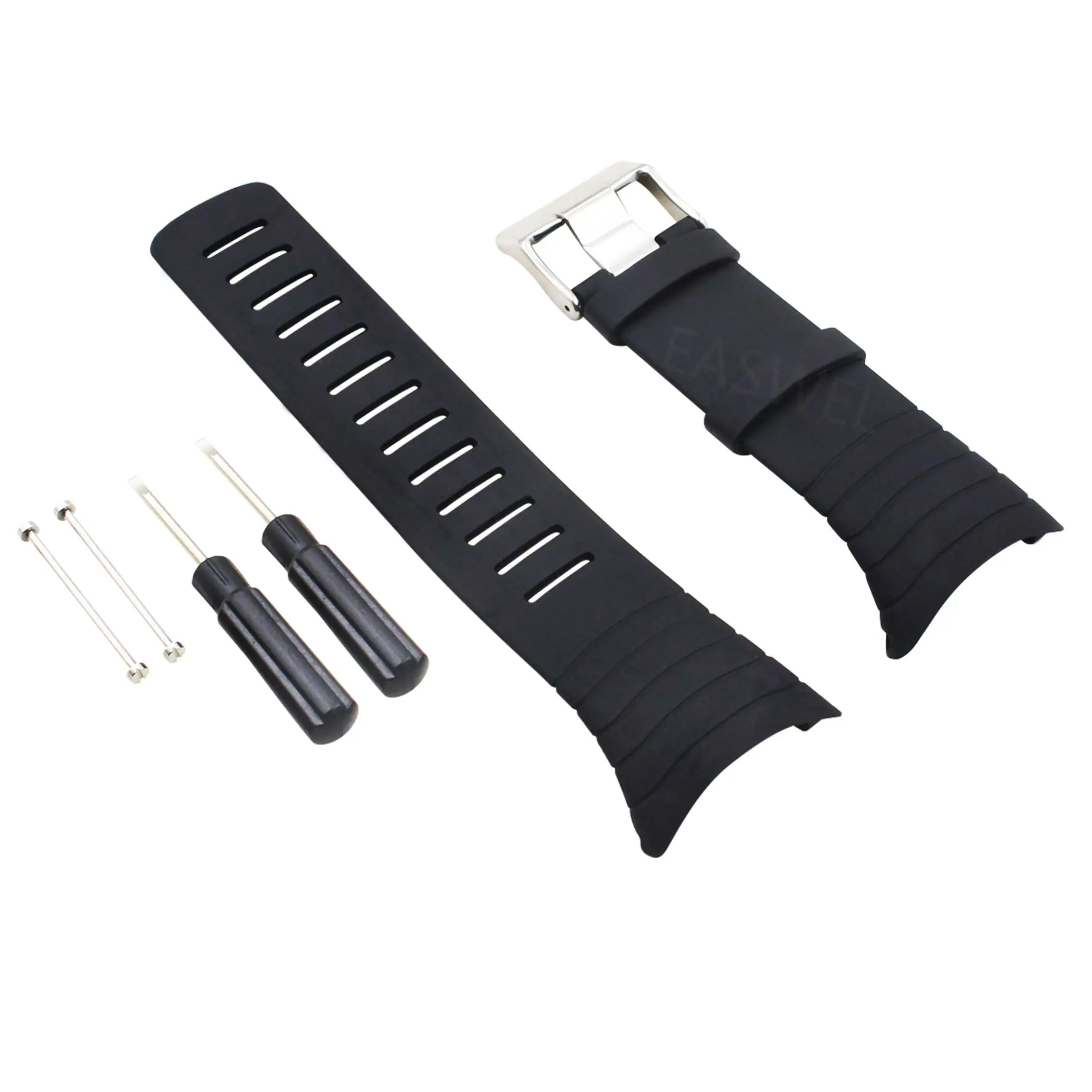 Rubber Watch Band For SUUNTO T1 T1C T3 T3C T3D T4C T4D Smart Black St S4J8 | Электроника