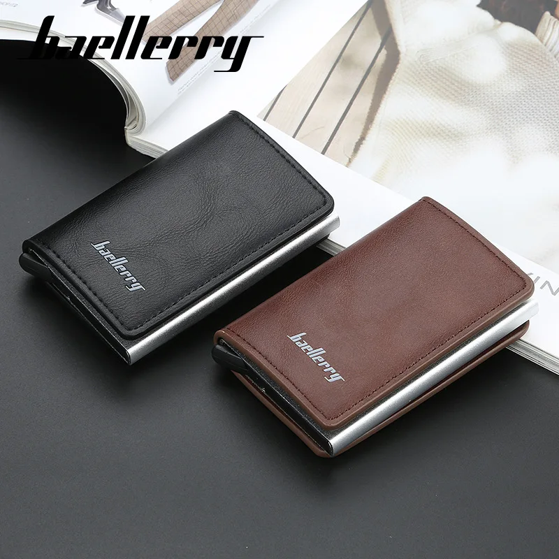 

Senior Men's RFID Retro Business Passport Holder Multifunctional ID Card Bank Card PU Leather Wallet Travel Accessories