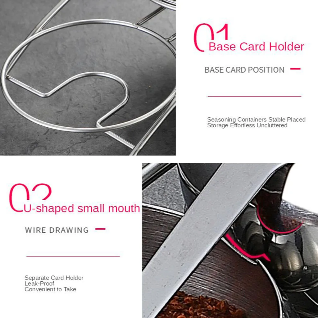 

Приправа банка для сахара чаша приправа горшок специи контейнер канистра графинчик из нержавеющей стали с Стекло крышкой и ложка, серебро