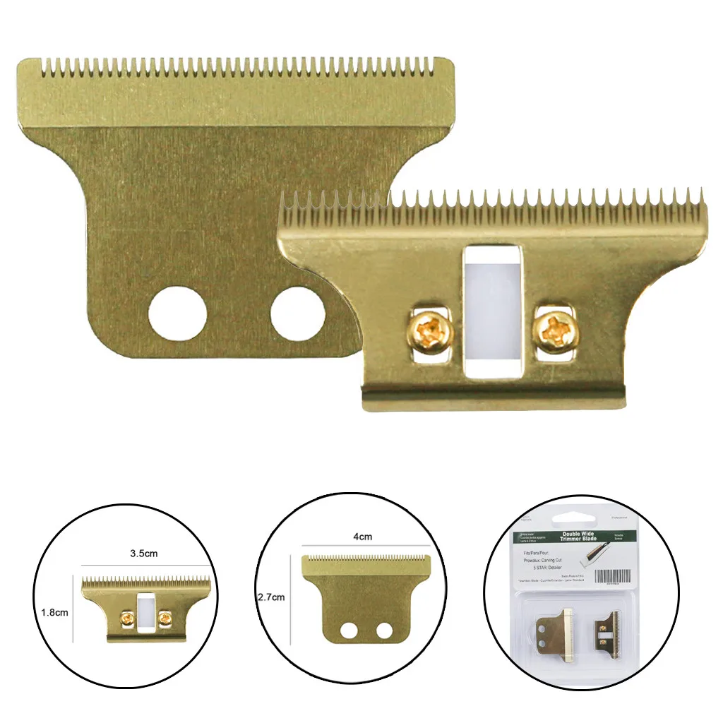 For Wahl-Detailer Double-Wide-Trimmer T-Blade Sharp Hair Blade Barber Cutter Head 5 Star Detailer Replacement cutting blade | Инструменты