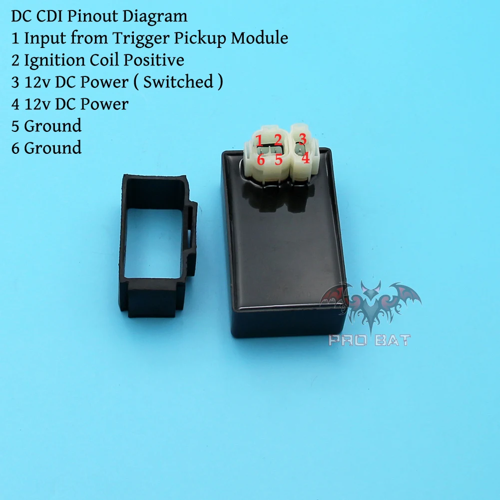 GY6 6 Pin DC CDI для скутеры на Газу 50cc 125cc 150cc 200cc 250cc китайский ATV QMB139 QMJ157 Roketa Taotao Ланс SUNL