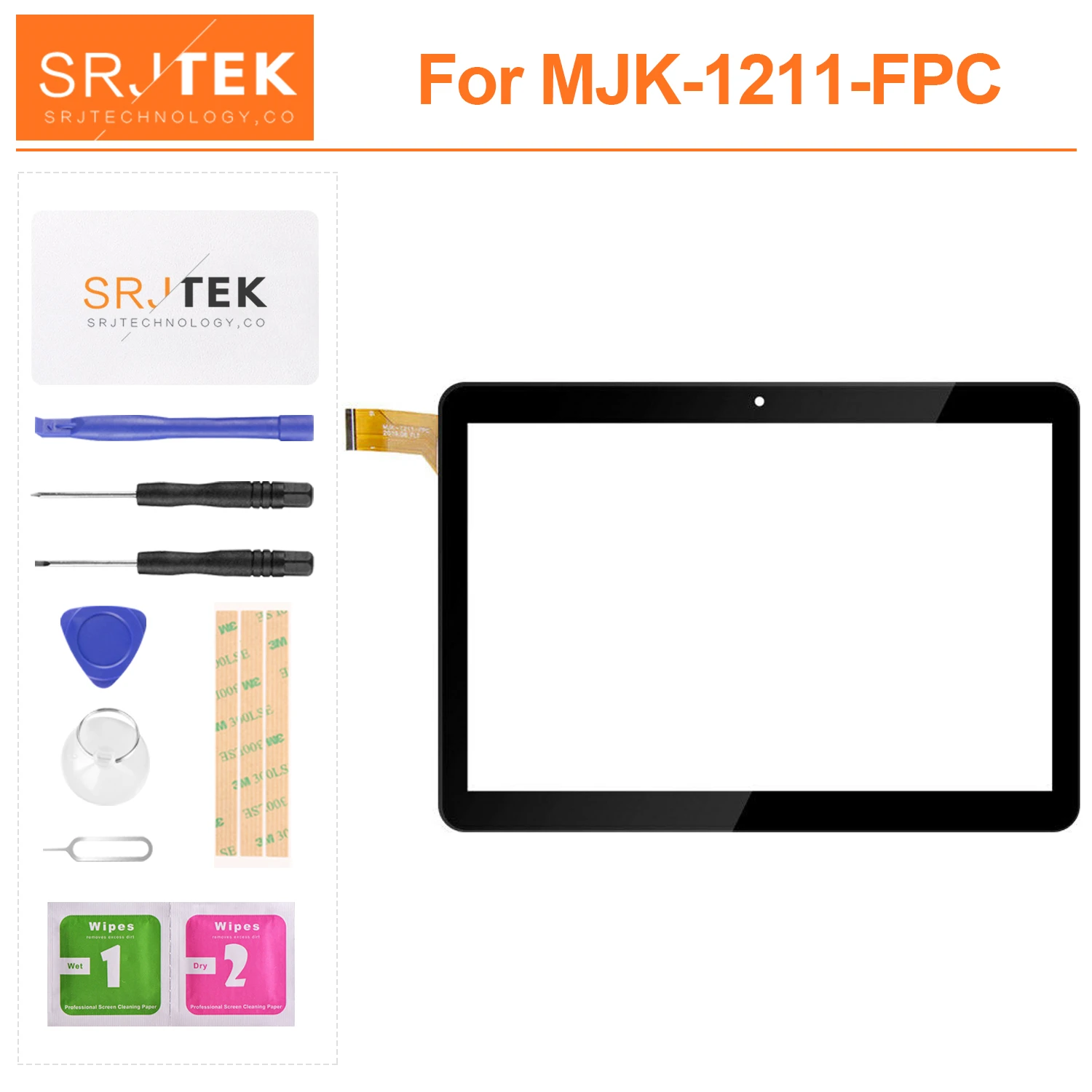 

For MJK-1211-FPC Display Tablet PC External Capacitive Touch Screen Digitizer Assembly Replacement Outer Glas Sensor Panel Touch